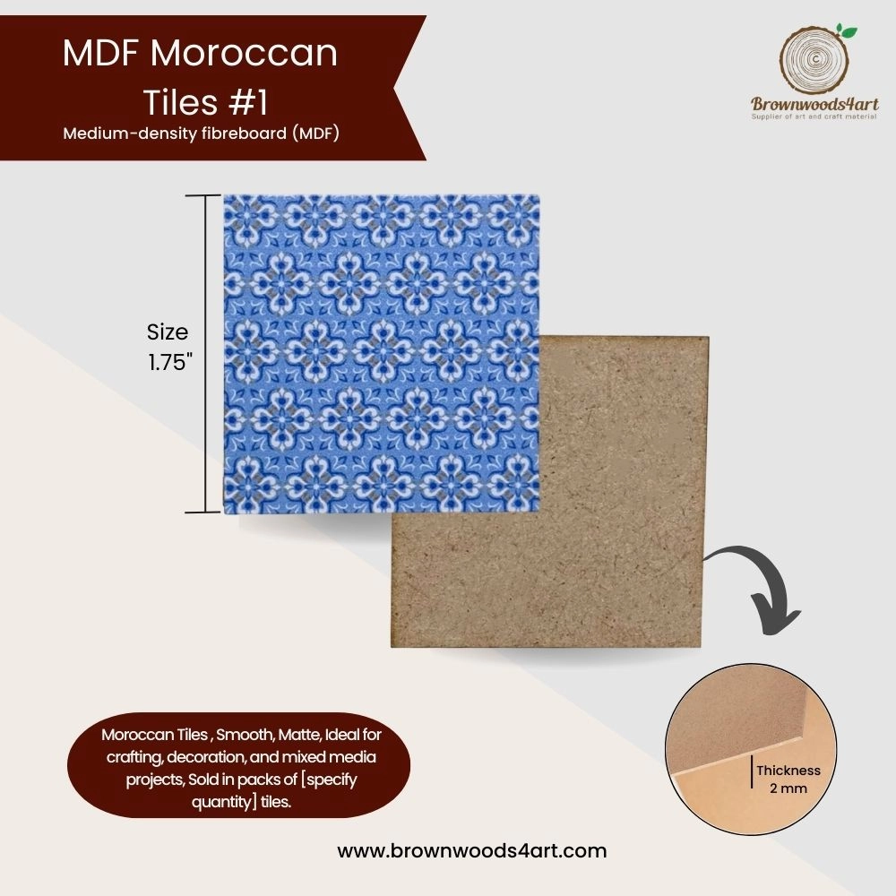 MDF Moroccan Tiles #2