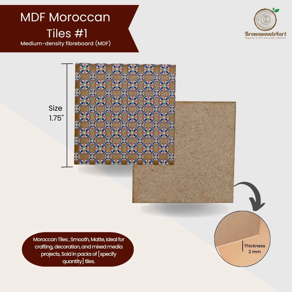 MDF Moroccan Tiles #2