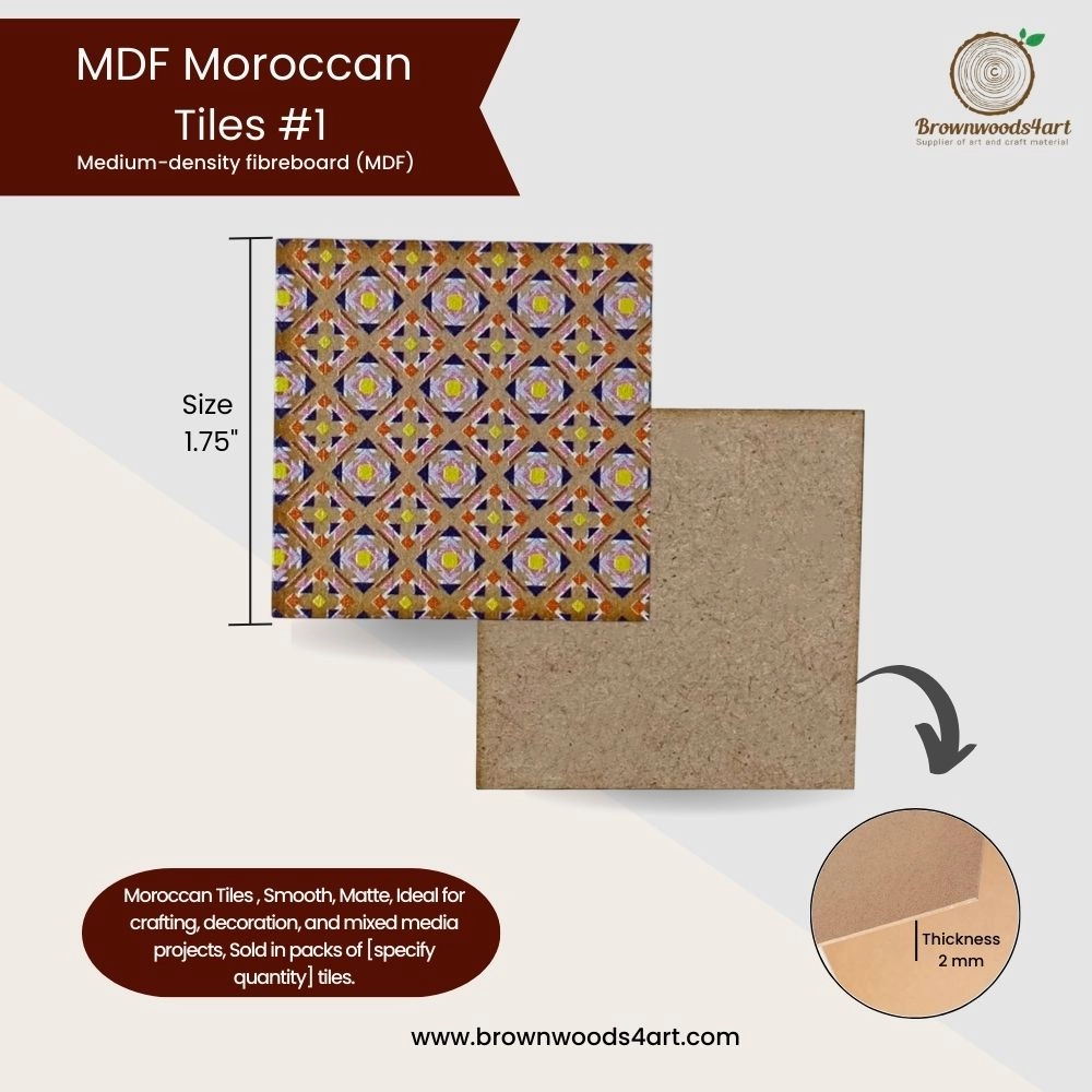 MDF Moroccan Tiles #2
