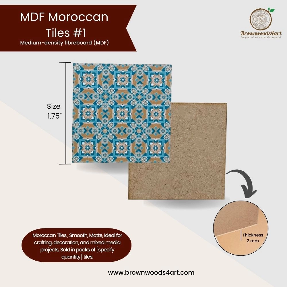 MDF Moroccan Tiles #2