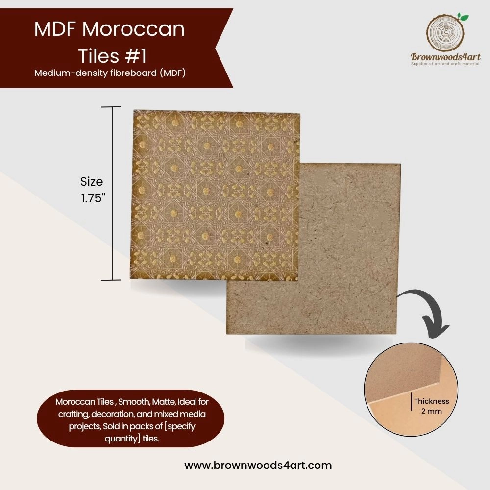 MDF Moroccan Tiles #2