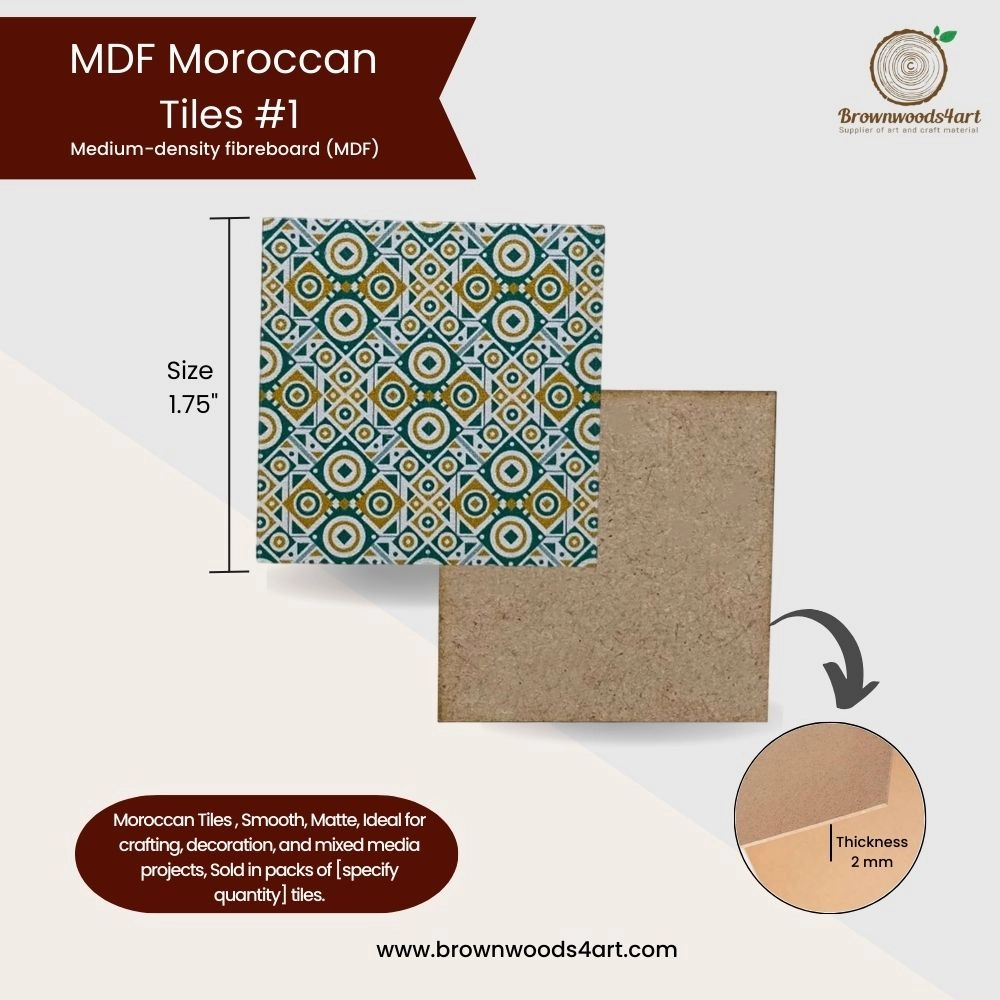 MDF Moroccan Tiles #2