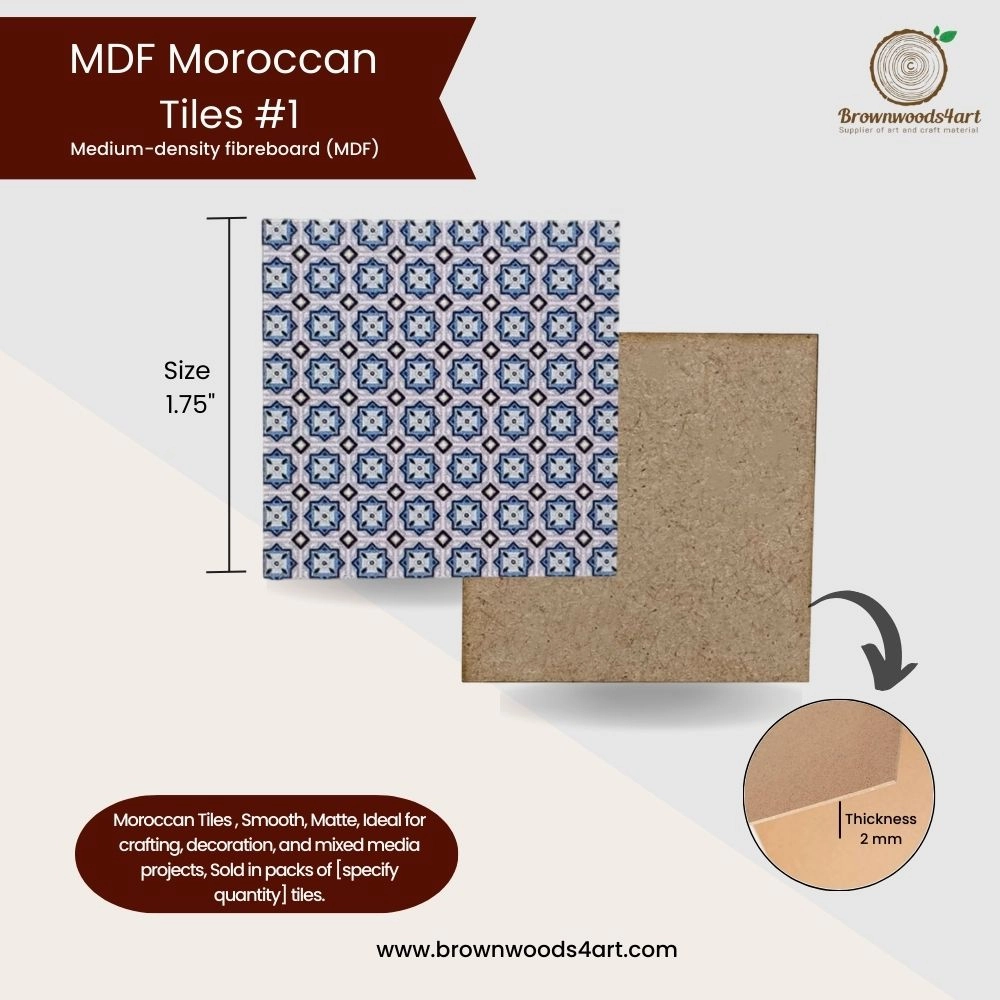 MDF Moroccan Tiles #2