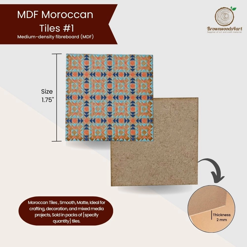 MDF Moroccan Tiles #2