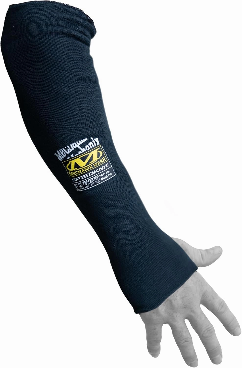 Mechanix Wear Kevlar Heat Sleeves - Heat & Abrasion Resistant Arm Safety Gear - ANSI Certified - Secure Fit - Machine Washable - One Size Fits All - Black