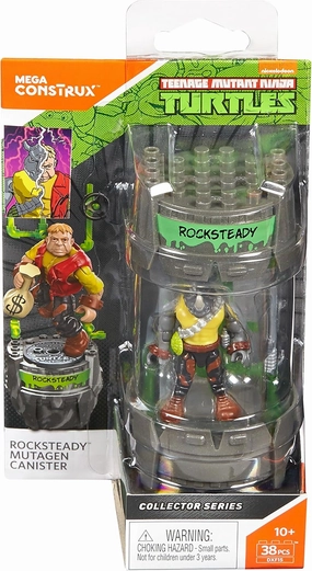 Mega Construx Teenage Mutant Ninja Turtles Classic Series Rocksteady Mutagen Canister