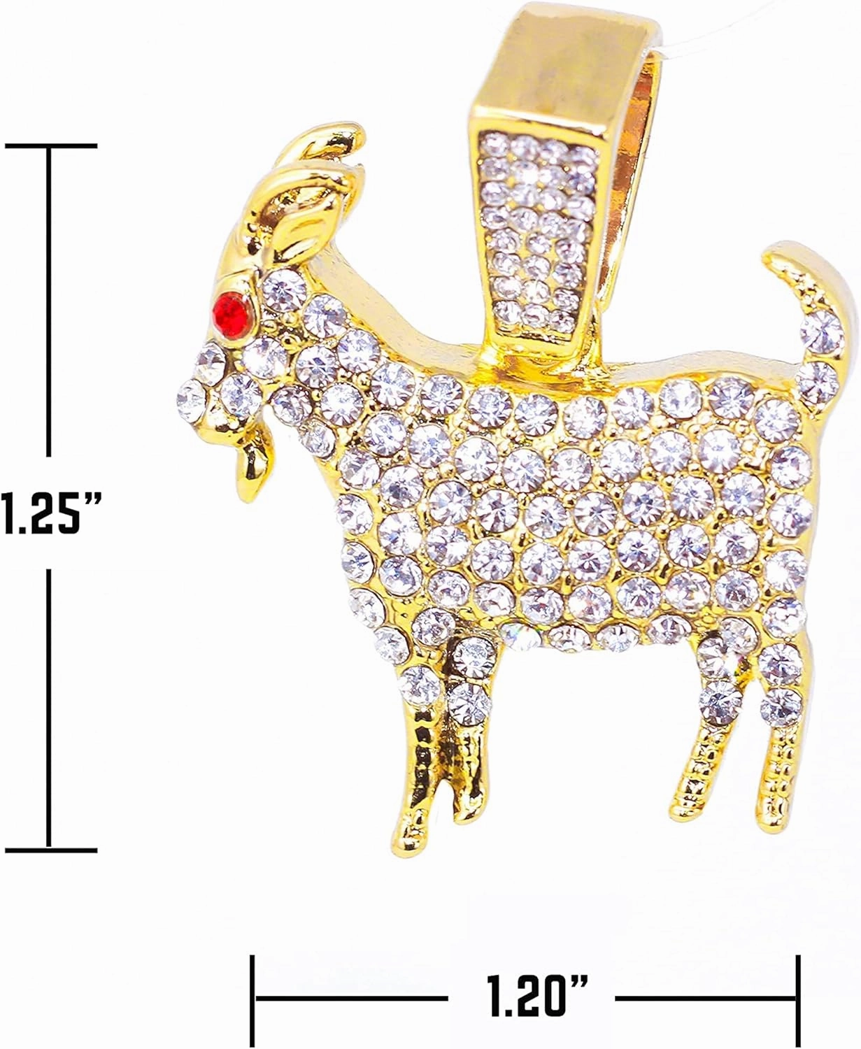 Men's Iced-Out Basketball Multi Pendant with 4mm Rope Chain – Sports-Inspired Hip-Hop Necklace