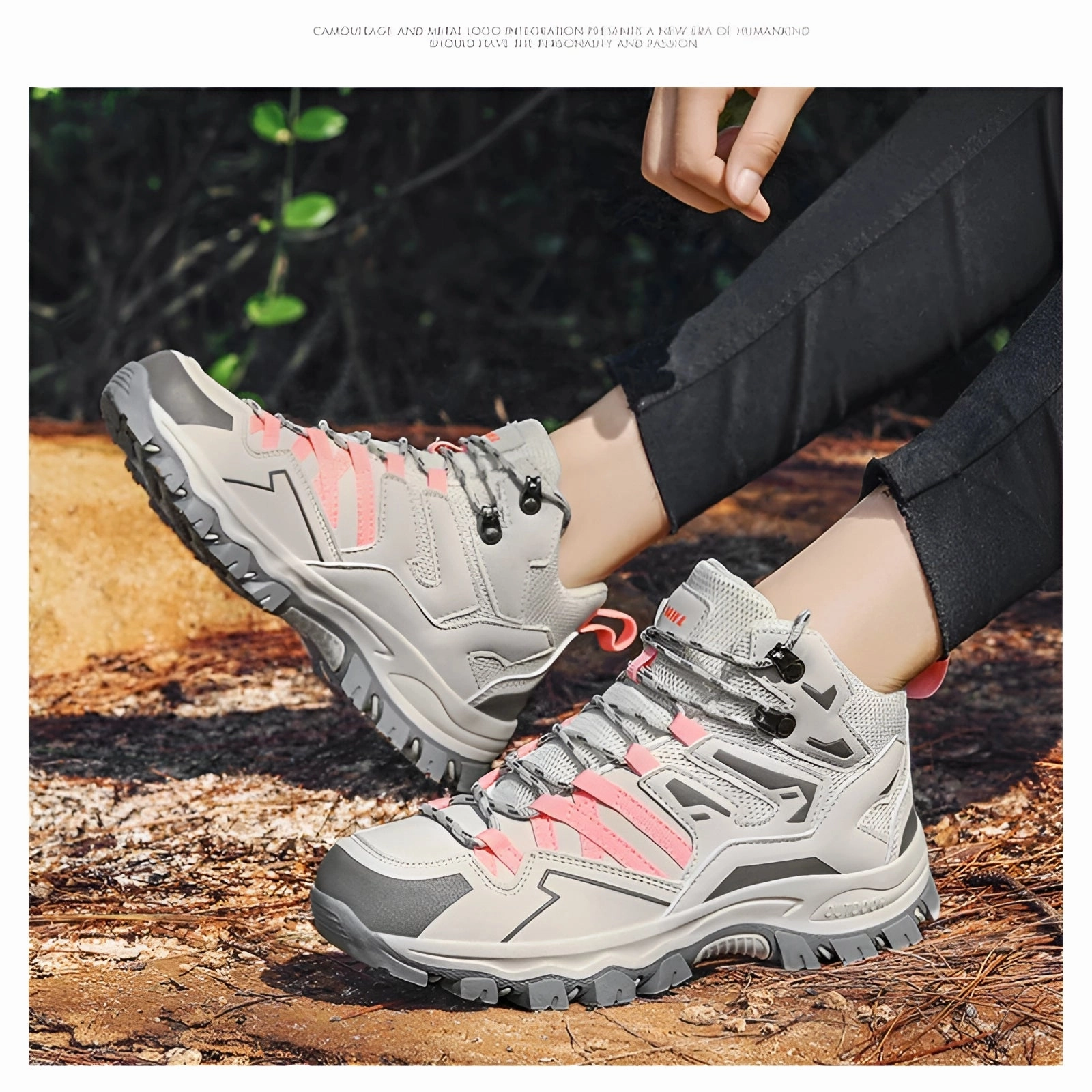 Men's Waterproof Lightweight Hiking Boots - High-Traction Multi-Terrain