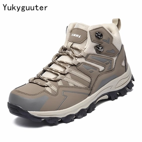 Men's Waterproof Lightweight Hiking Boots - High-Traction Multi-Terrain