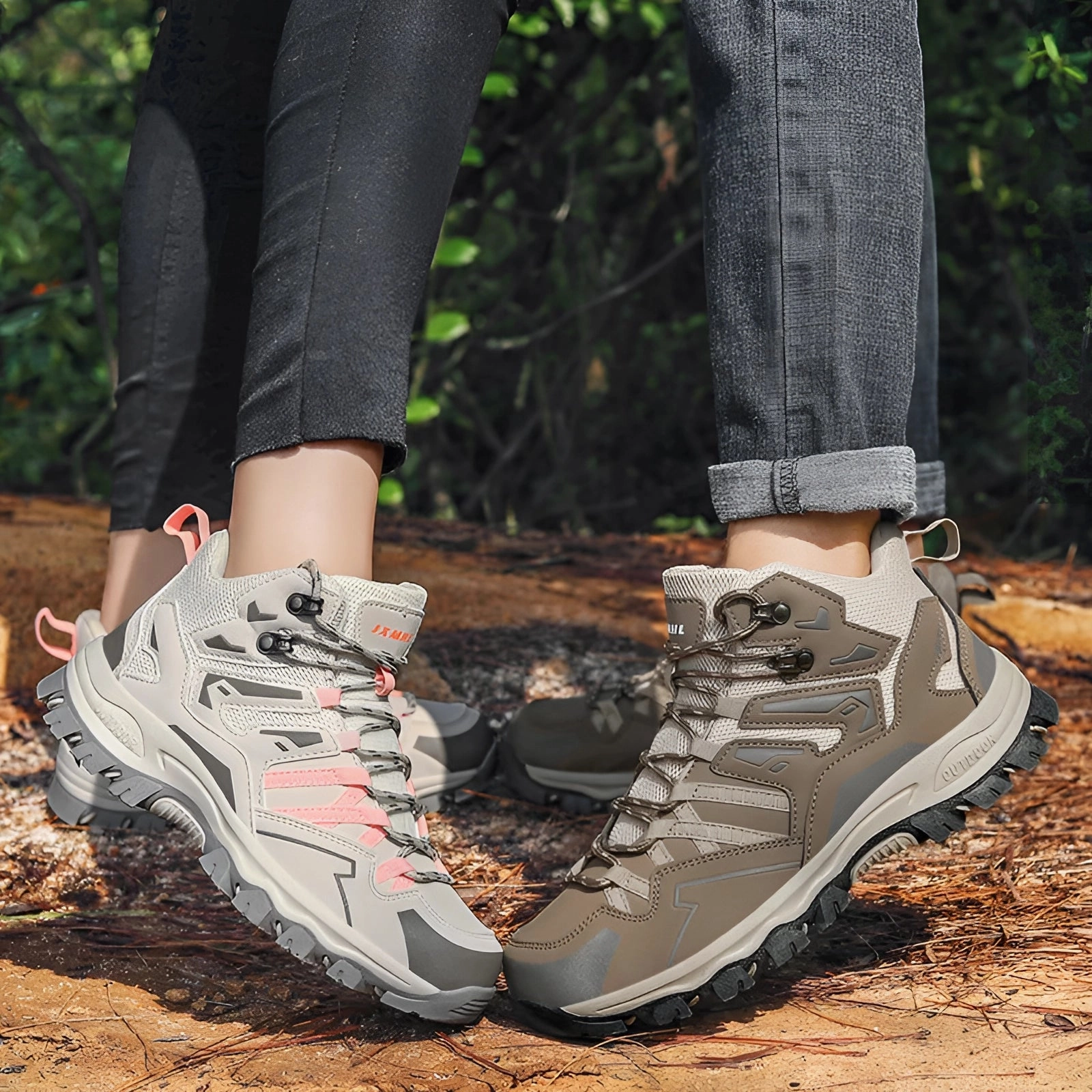 Men's Waterproof Lightweight Hiking Boots - High-Traction Multi-Terrain