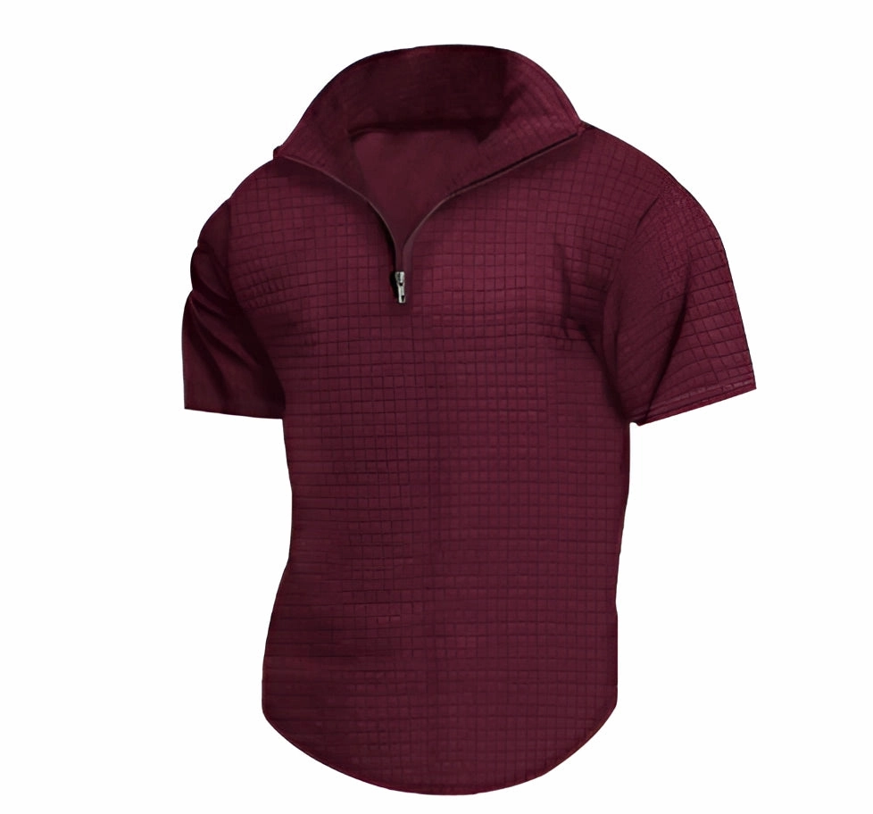 Men's White Lightweight Zipper Hoodie - Summer Fashion
