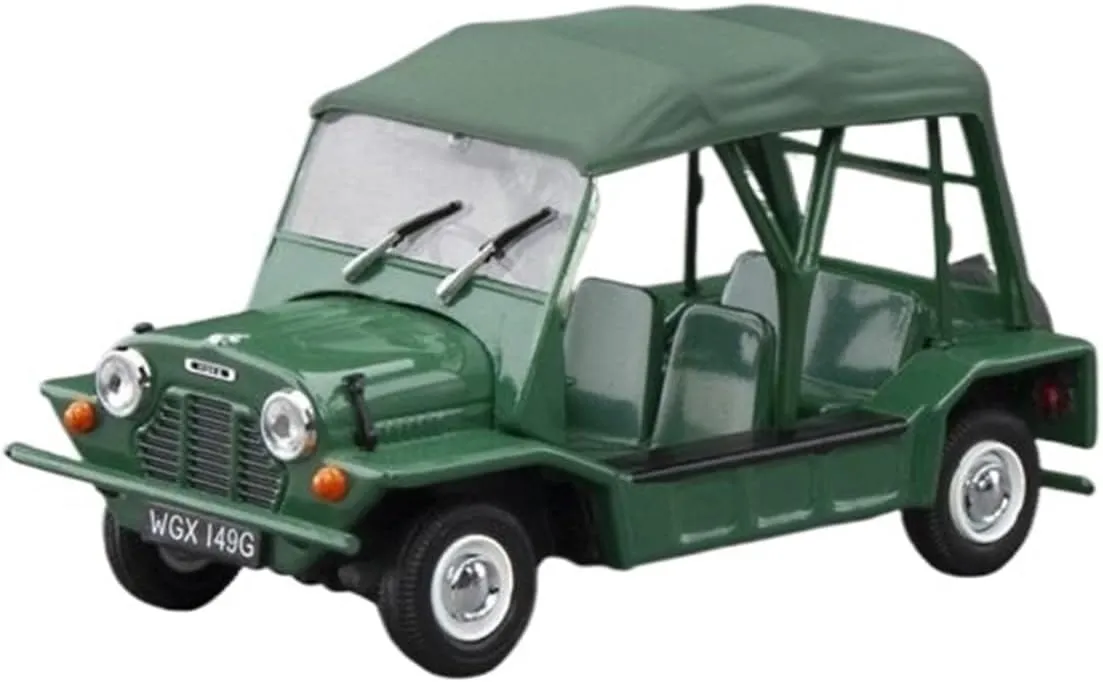 Metal Die Cast Toy Cars 1/43 for Austin Mini Moke Diecast Alloy Car Model Green Home and Office Decorations for Home Or Office Décor