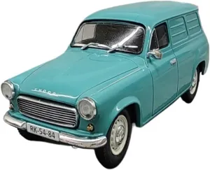 Metal Vehicles Toys 1/43 for Škoda 1202 Minivan Model Alloy Ornament Car Model Scale Interior Decorations Green Home Or Office Décor