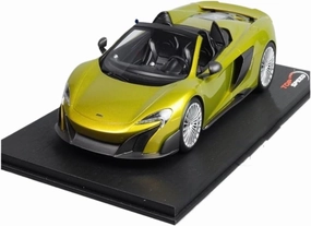 Metal Car Model 1:18 for Mclaren 675LT Resin Convertible Car Model Adult Collection Vehicles Display Die Cast Vehicles