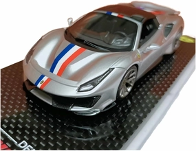 Metal Car Model 1:43 for Ferrari 488 Pista Supercar Simulation Model Car Miniature Vehicle Collection Die Cast Vehicles