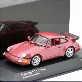 Metal Car Model 1:43 for Porsche 911 Turbo 964 Simulation Alloy Car Model Ornament Collection Adult Hobby Toy Die Cast Vehicles