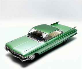 Metal Die Cast Toy Cars 1:18 for Cadillac Series 62 Coupe Cars Model Classics Nostalgia Static Display Scale Diecast Alloy Green for Home Or Office Décor(Green)