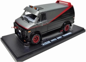 Metal Vehicles Toys 1:43 for GMC Vandura 1983 Simulation Alloy Car Model Static Toy Collection Furniture Decoration Home Or Office Décor