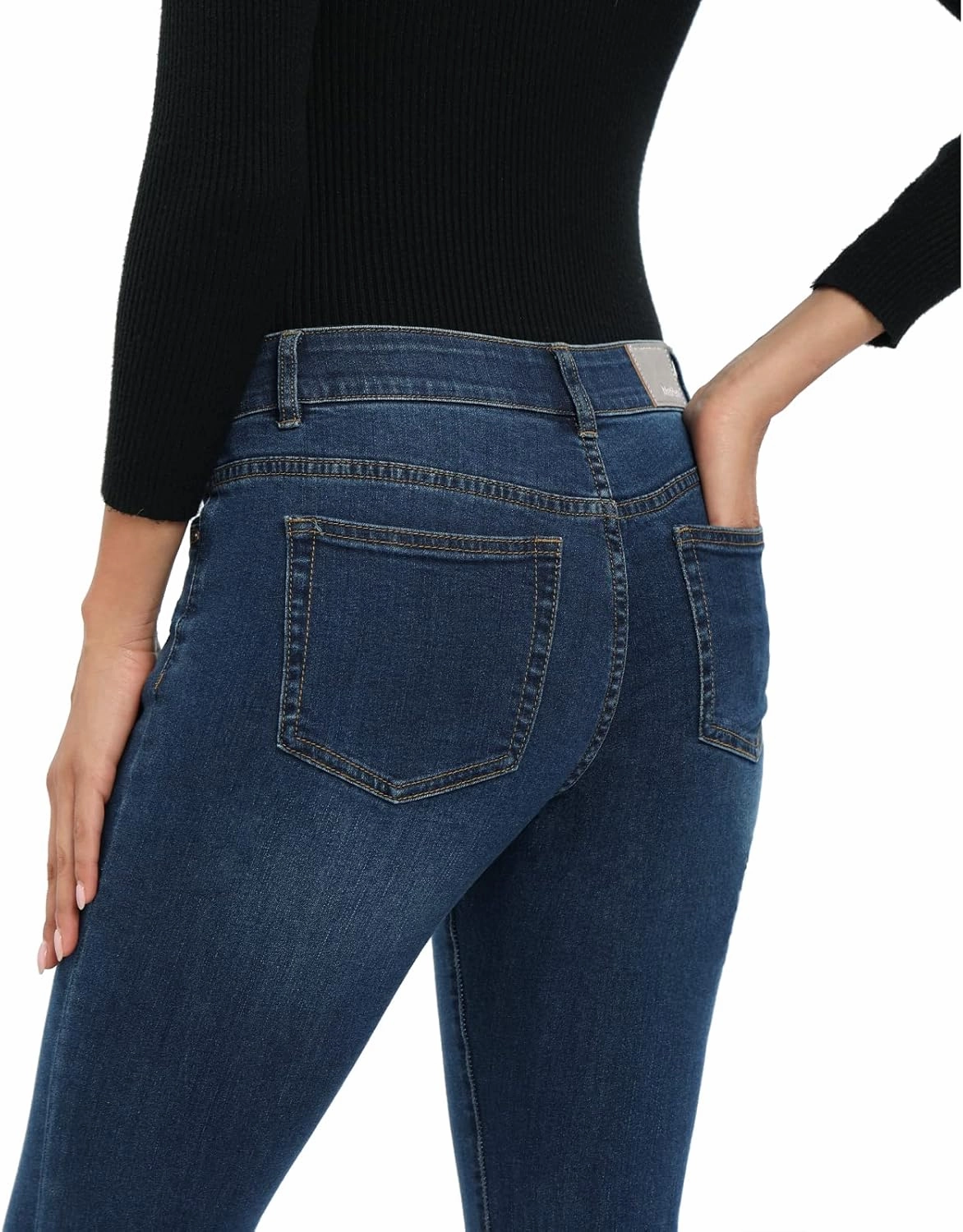 MetHera Women's Le Mel Classic Stretch Curvy Bootcut Jeans