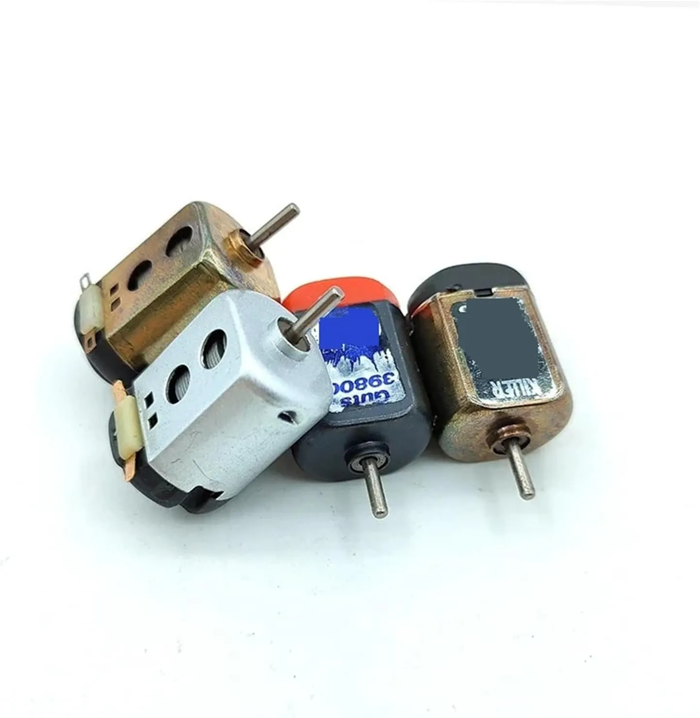 Micro 130 Hobby Electric Motor 1V-3V 2V 2.4V Small Mini DC Motor for DIY RC Toy 4WD Slot Racing Car with Cooling Hole(Model B)
