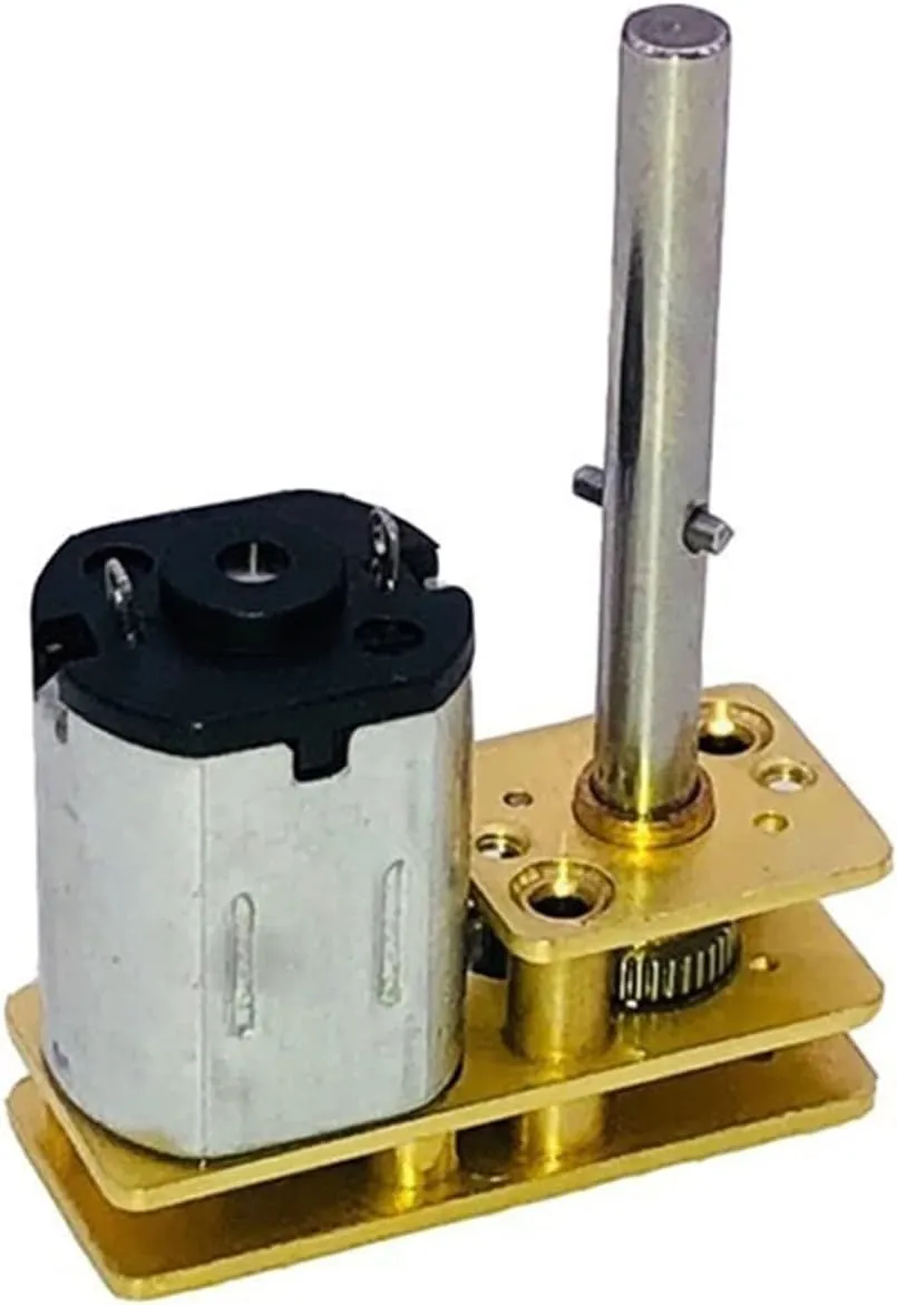 Micro Motor,Reduction Rotating N20 Gear Motor DIY Smart Toy Car Robot Mini DC Motor， Low Speed Model Engine Accessories Motor Hobby Geared (Size : 12v 400rpm)(3v 100rpm)