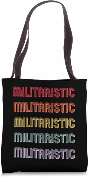 Militaristic Tote Bag