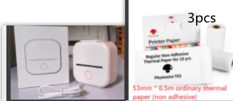 Mini-Printer, Portable Mini-Bluetooth with WiFi. Mobile Phone Pocket Printer/Label Machine