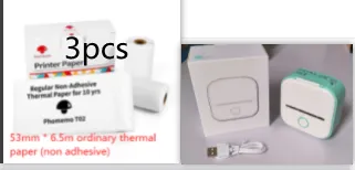 Mini-Printer, Portable Mini-Bluetooth with WiFi. Mobile Phone Pocket Printer/Label Machine
