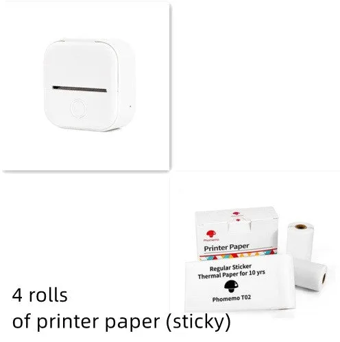Mini-Printer, Portable Mini-Bluetooth with WiFi. Mobile Phone Pocket Printer/Label Machine