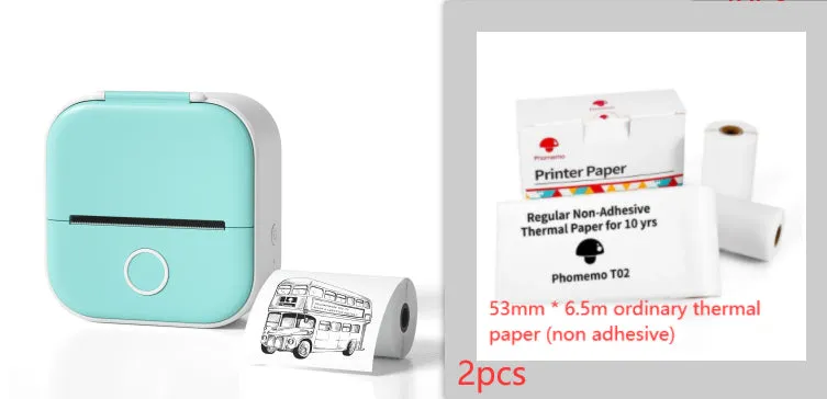 Mini-Printer, Portable Mini-Bluetooth with WiFi. Mobile Phone Pocket Printer/Label Machine