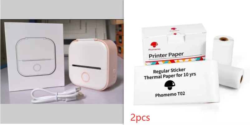 Mini-Printer, Portable Mini-Bluetooth with WiFi. Mobile Phone Pocket Printer/Label Machine