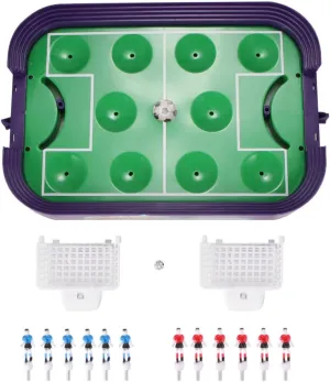 Mini Table Soccer Set Plastic Desktop Football Field Model Family Interactive Toys, Football Board Game Toy