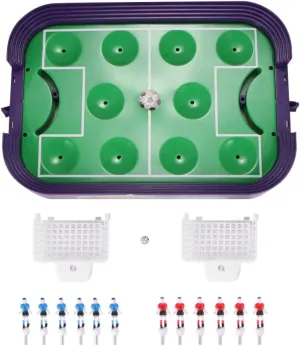 Mini Table Soccer Set Plastic Desktop Football Field Model Family Interactive Toys Mini Table Soccer Set