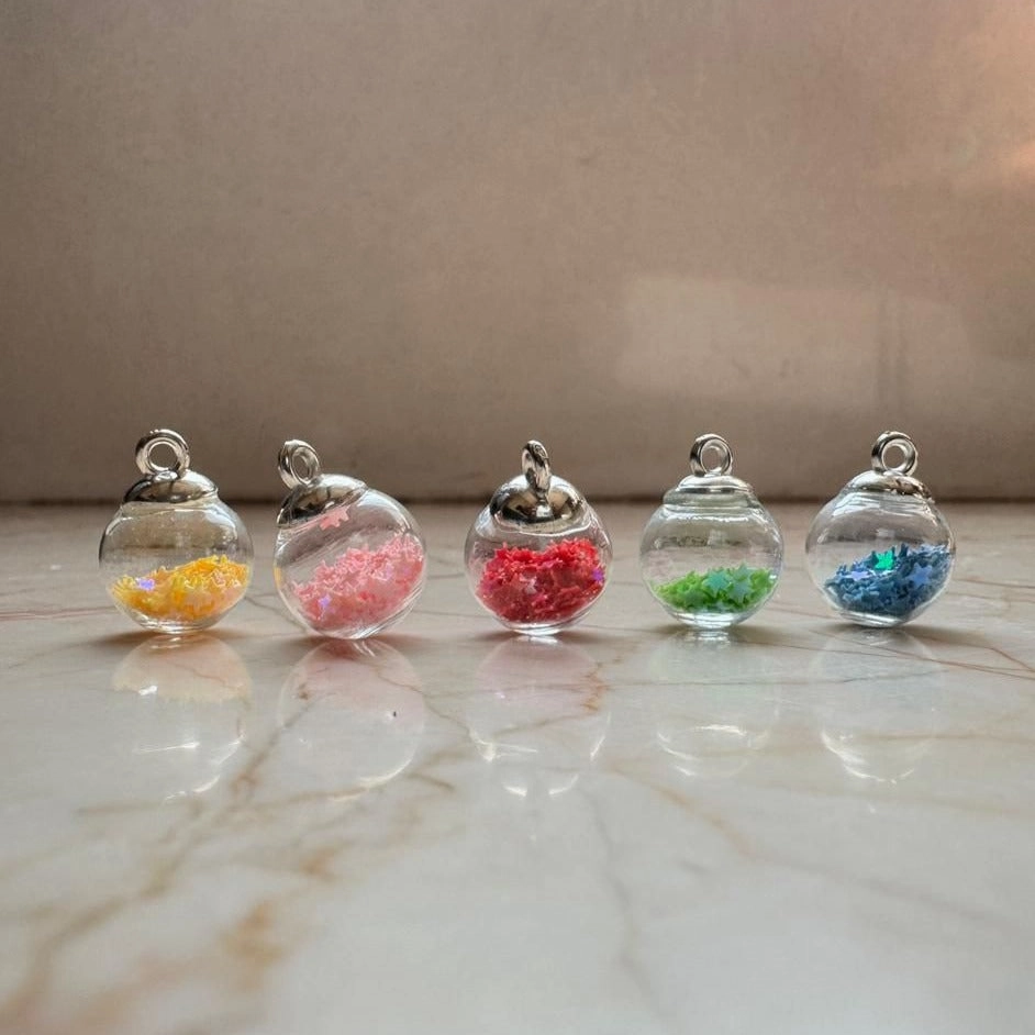 Mini Glass Globe with Sequence