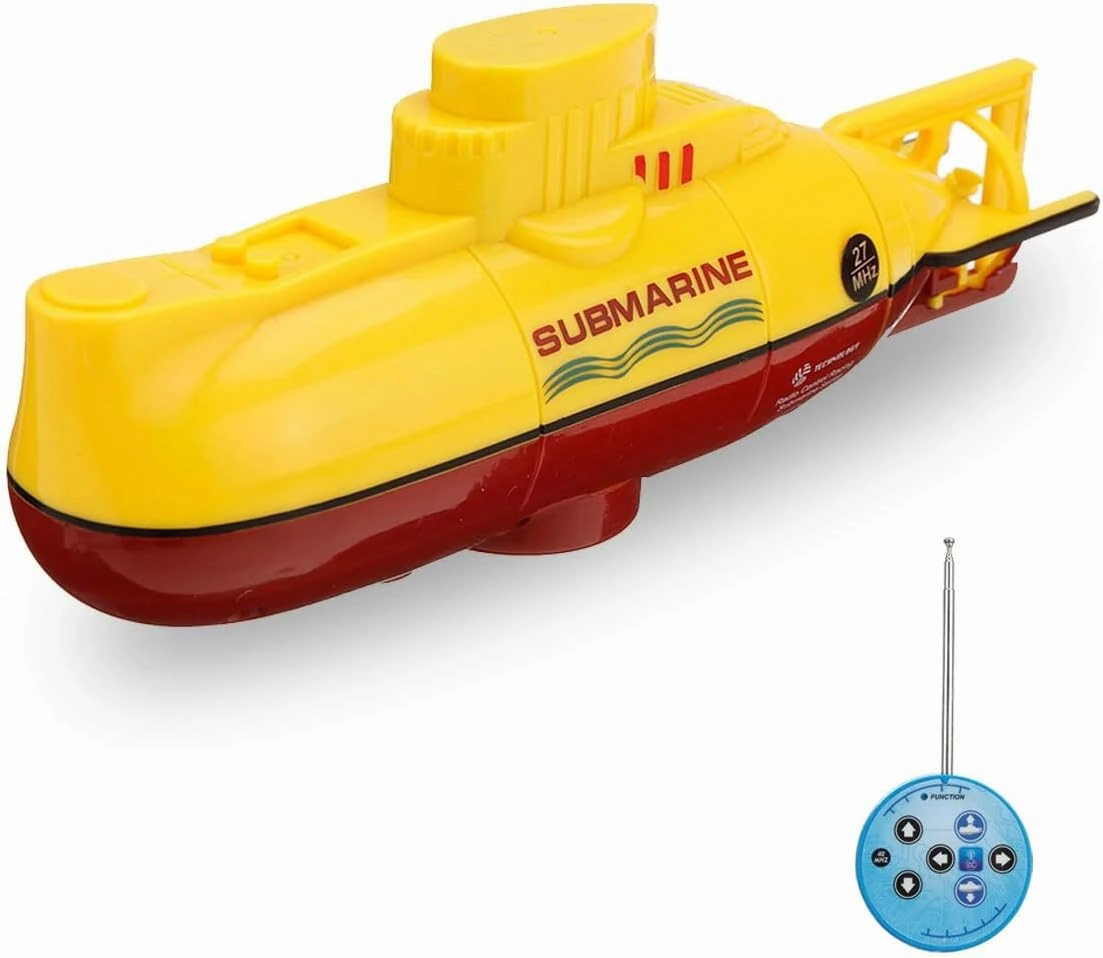 Mini RC Boat Toy Remote Control Tourist Submarine Underwater Electric Fish Tank Diving Child's Birthday Present