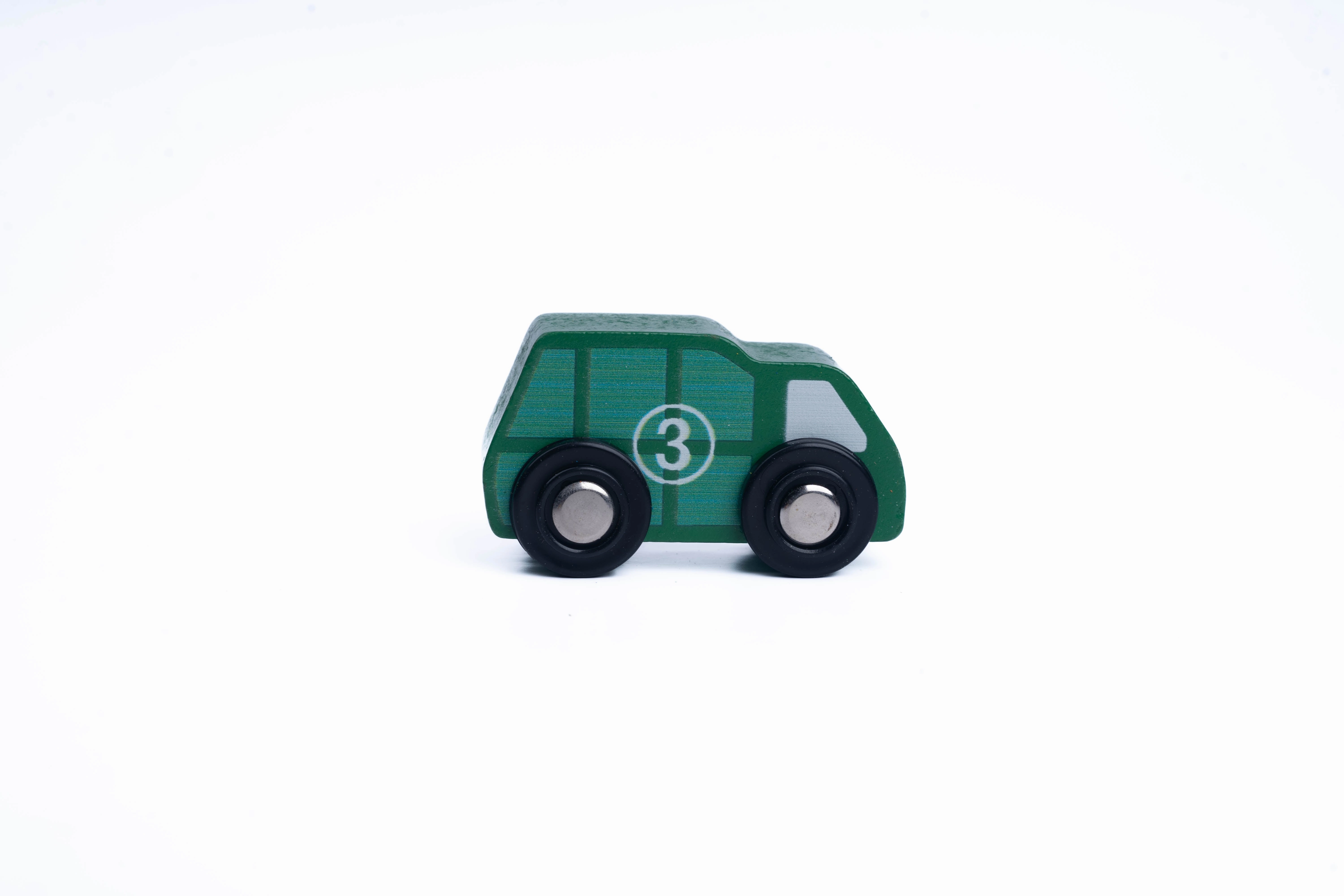 Miniature wooden vehicle