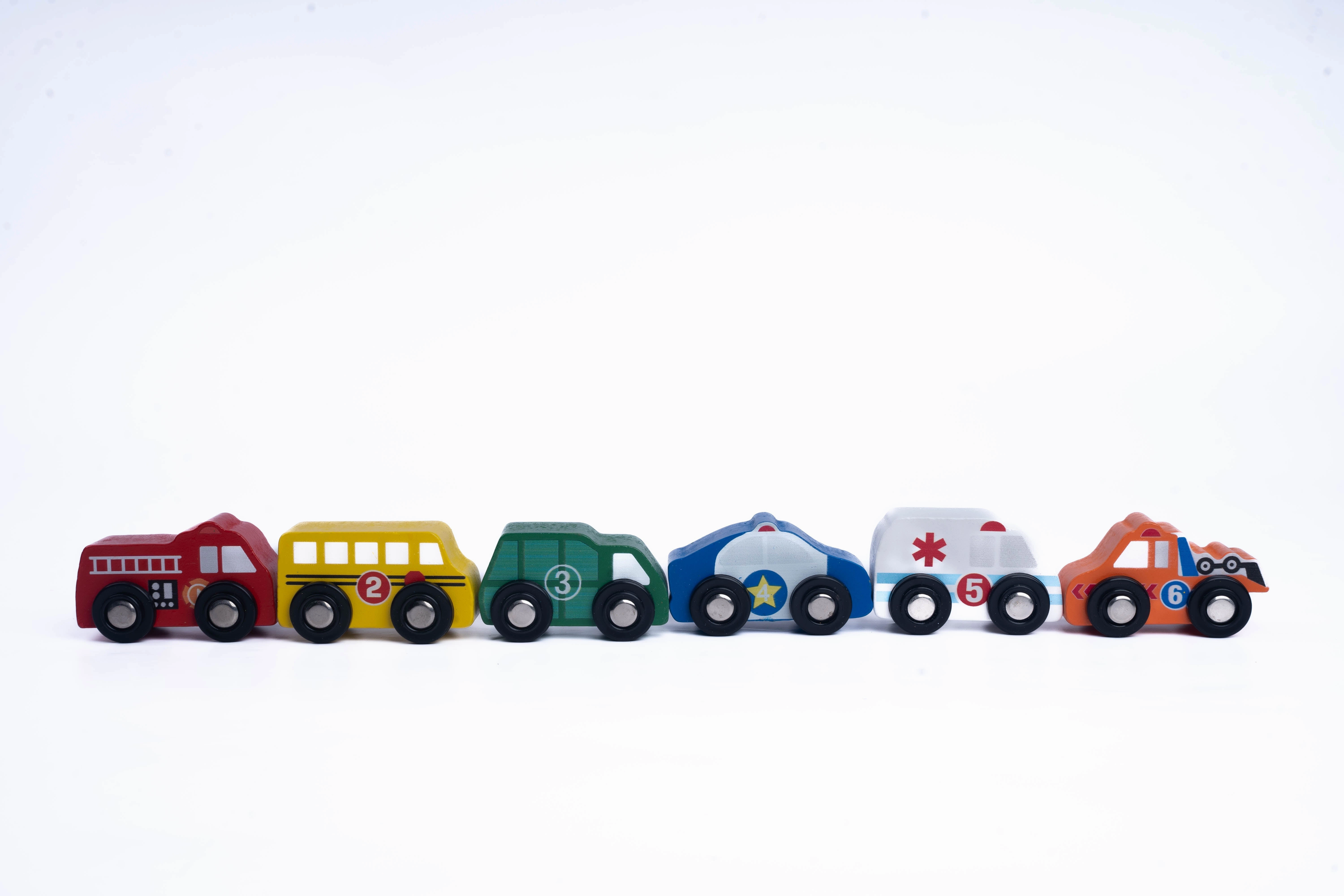 Miniature wooden vehicle