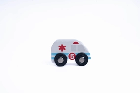 Miniature wooden vehicle