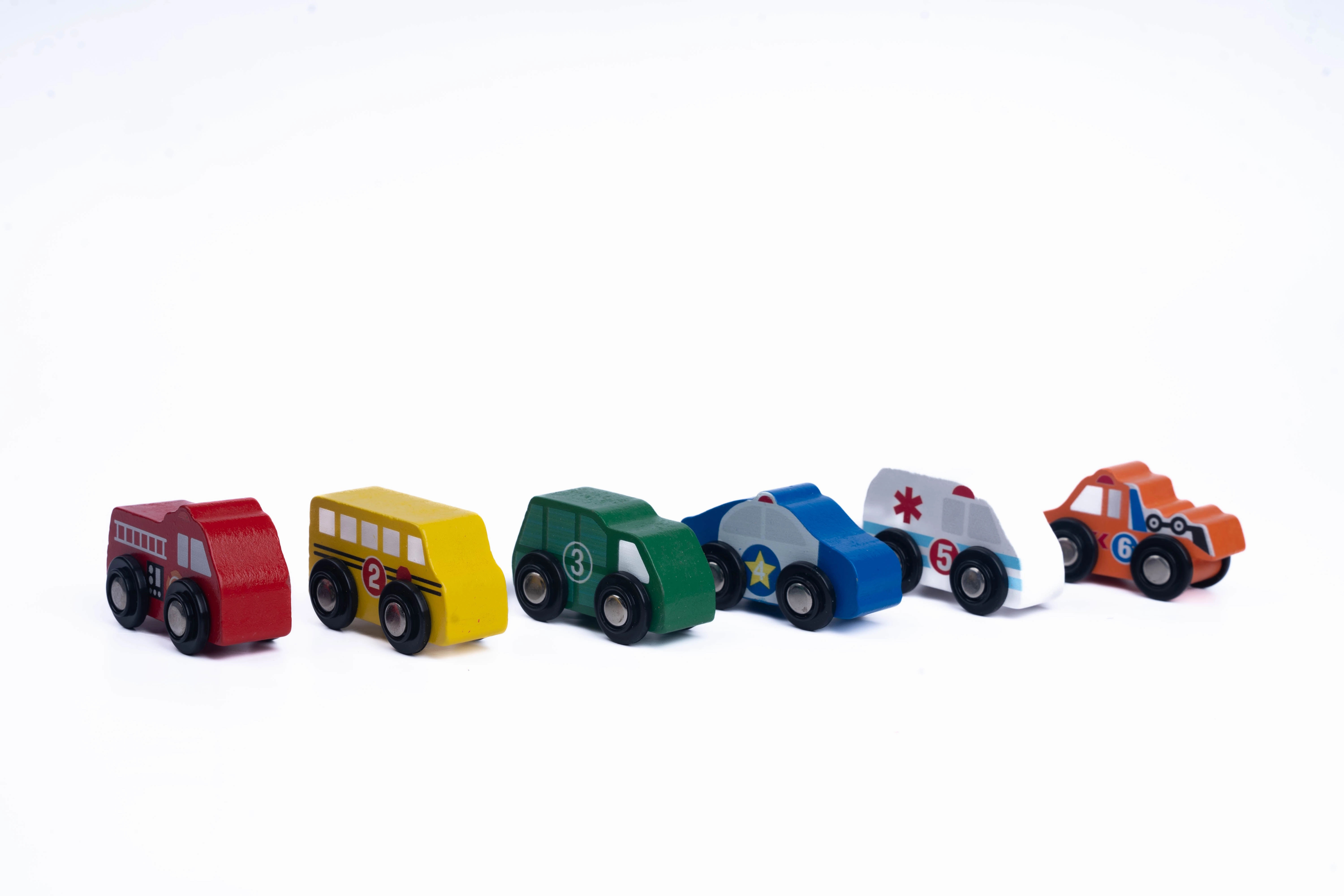 Miniature wooden vehicle