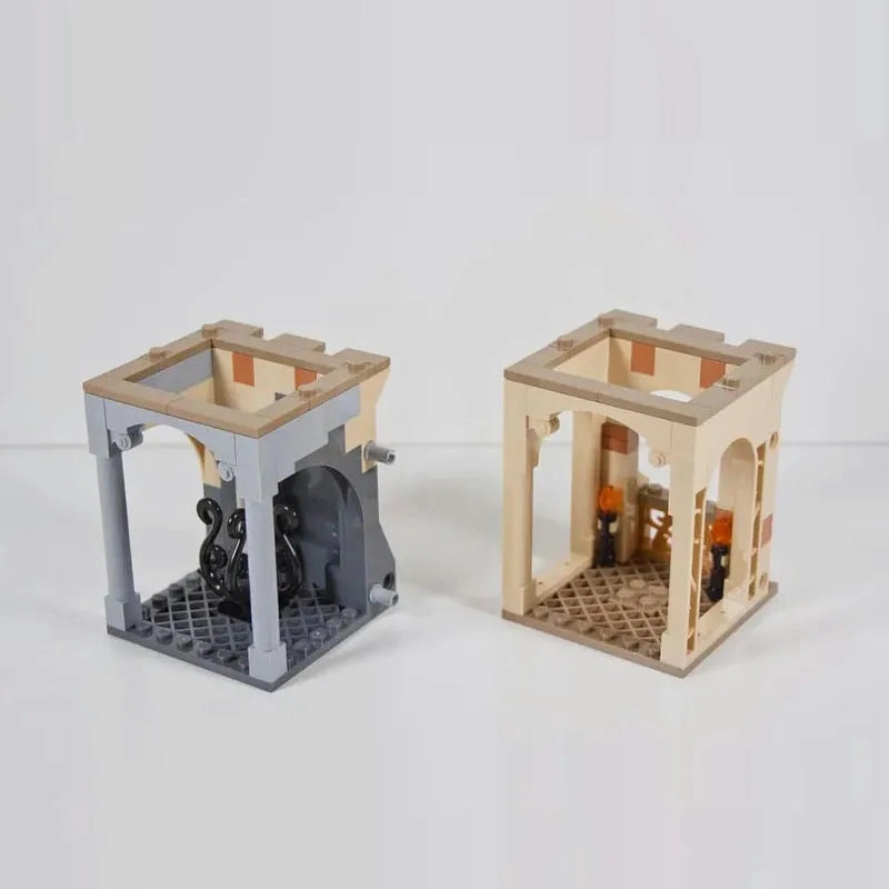 MOC Harry Potter 60138 Hogwarts Fluffy Encounter Bricks Toys