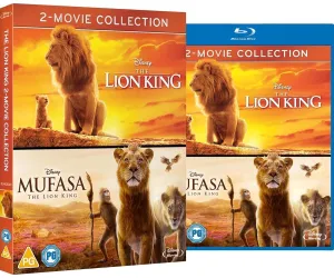 Mufasa: The Lion King (2024)   The Lion King (2019) - Lion King 2-Movie Collection [Blu-ray] [Region Free]