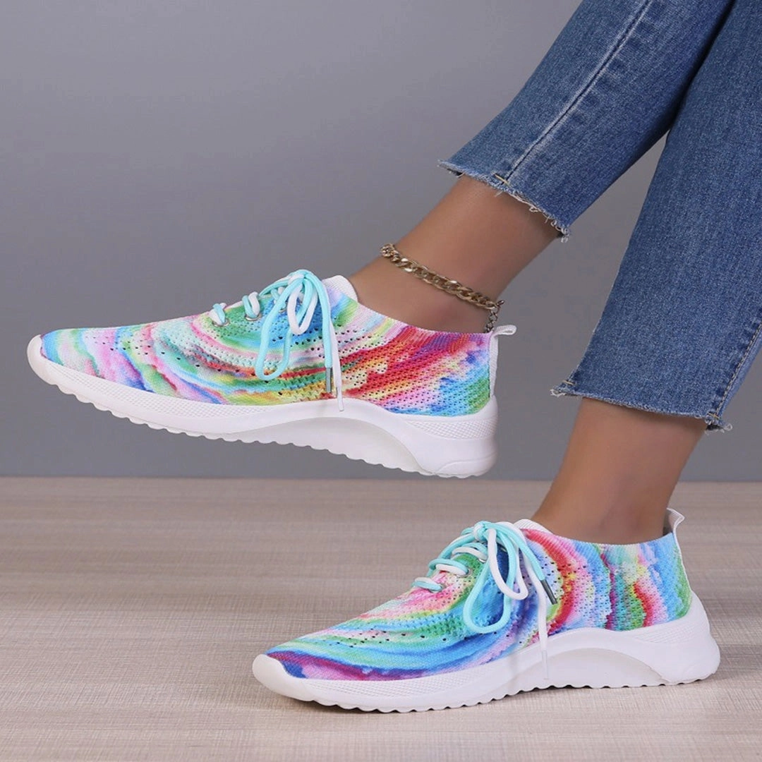 Multicolor Women's Breathable Lightweight Athletic Sneakers