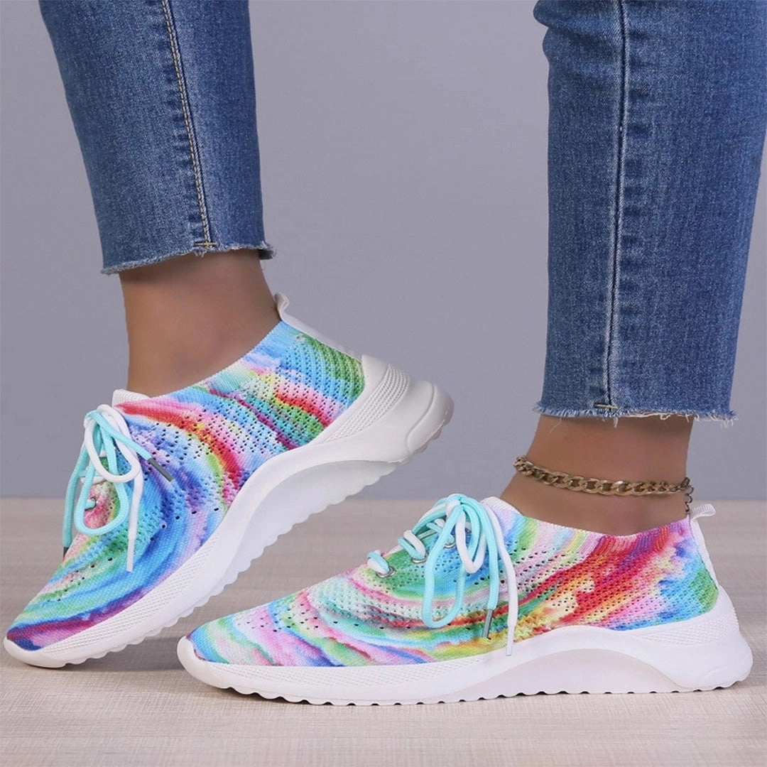 Multicolor Women's Breathable Lightweight Athletic Sneakers