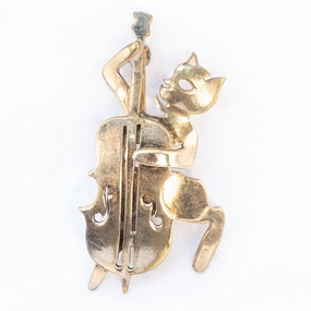 Musical Figure Brooch