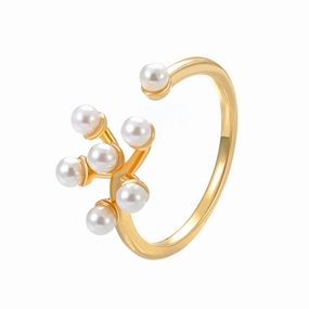 Natural Freshwater Pearl ring JLTR0562