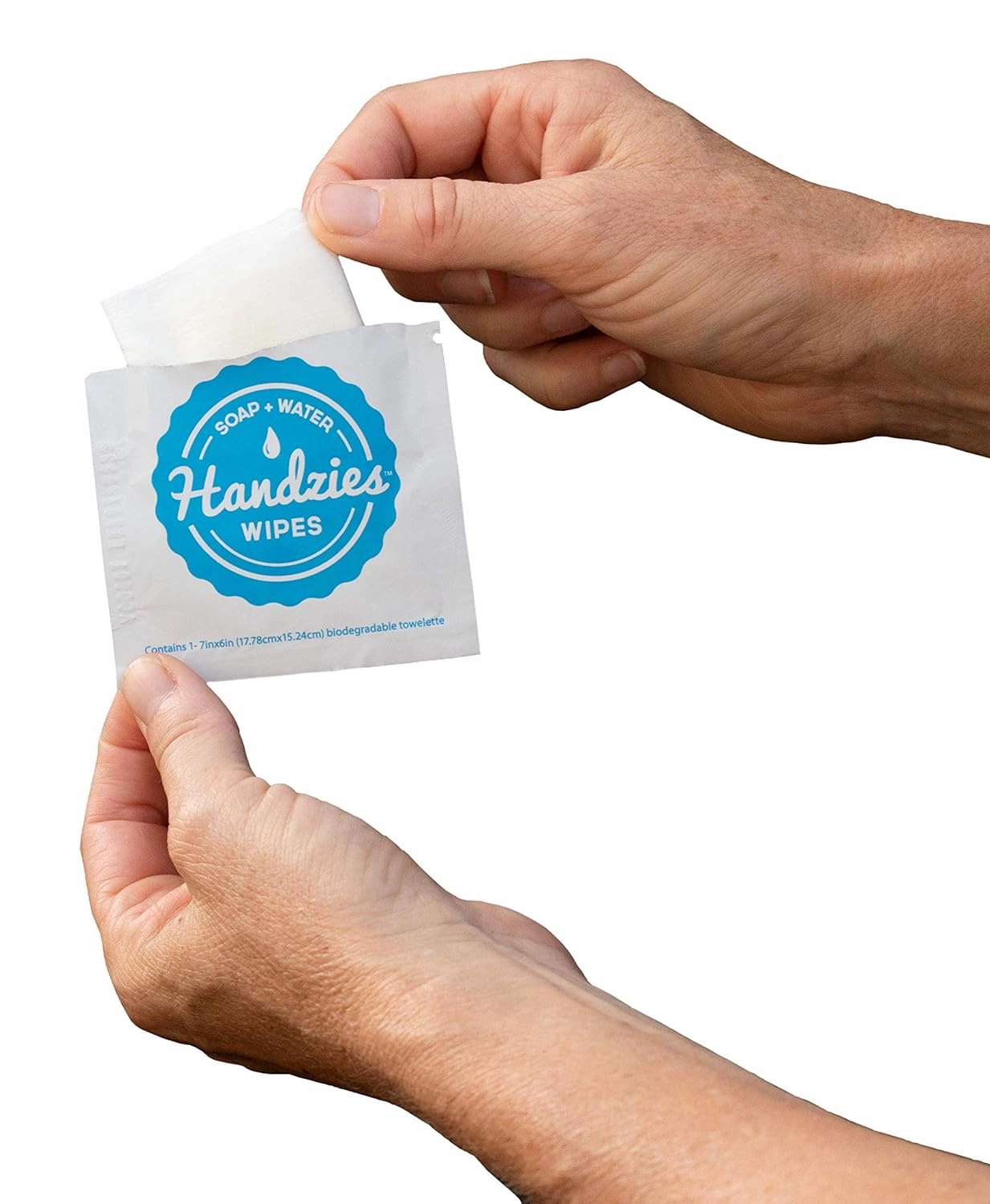 Natural Soap and Water Hand Wipes, Individually Packaged Singles, Tangerine 24ct, 2Pack (48 Individually Packaged Wipes)