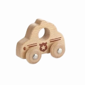 Natural Wooden Emergency Cars by Viga