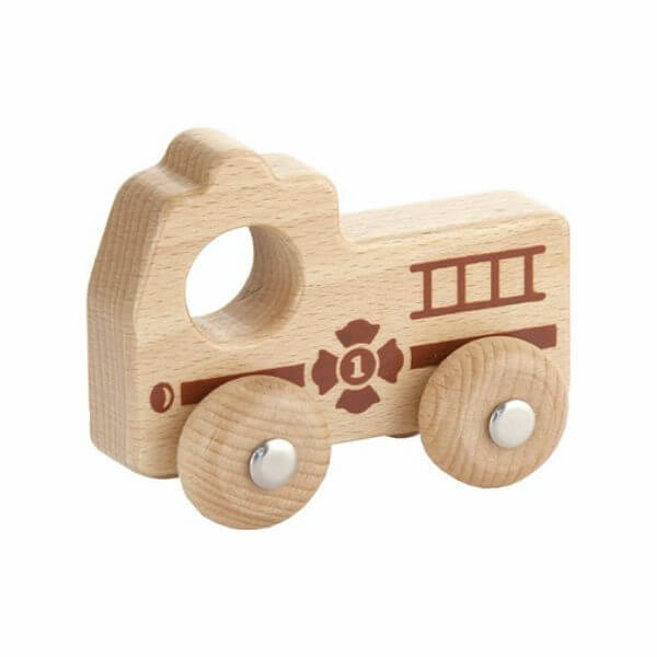 Natural Wooden Emergency Cars by Viga