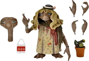 NECA E.T. The Extra Terrestrial: 40th Anniversary Ultimate 7-Inch Scale Action Figure, Dress-Up E.T.