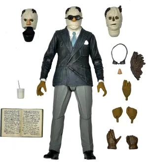 NECA - Universal Monsters - 7” Scale Action Figure - Ultimate Invisible Man Figure (Color)